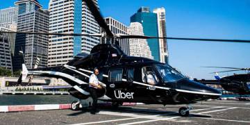 Uber lanza servicio de helicóptero y lleva los viajes a otro nivel