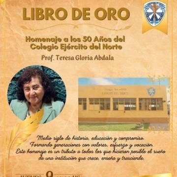 50 años de historia: el “Libro de Oro” del Colegio Ejército del Norte 